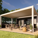 Pérgola Bioclimática Blanca 3 x 6 mts - Preventa Para Marzo