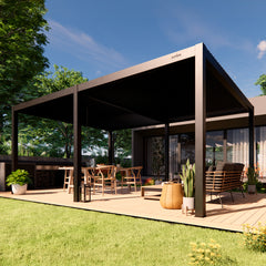 Pérgola Bioclimática Grafito 4 x 6 x 2,5 mts