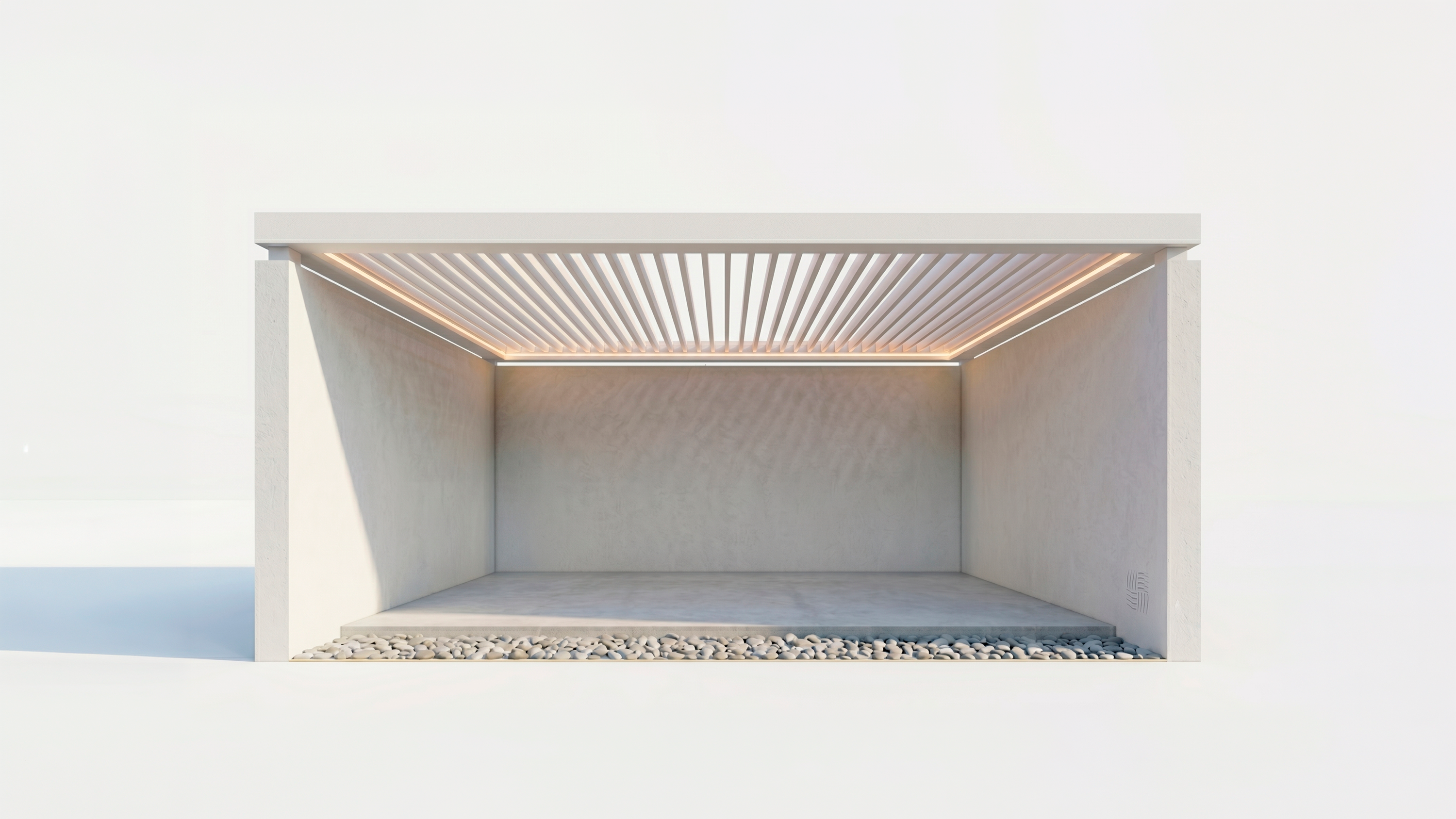 Pérgola flotante